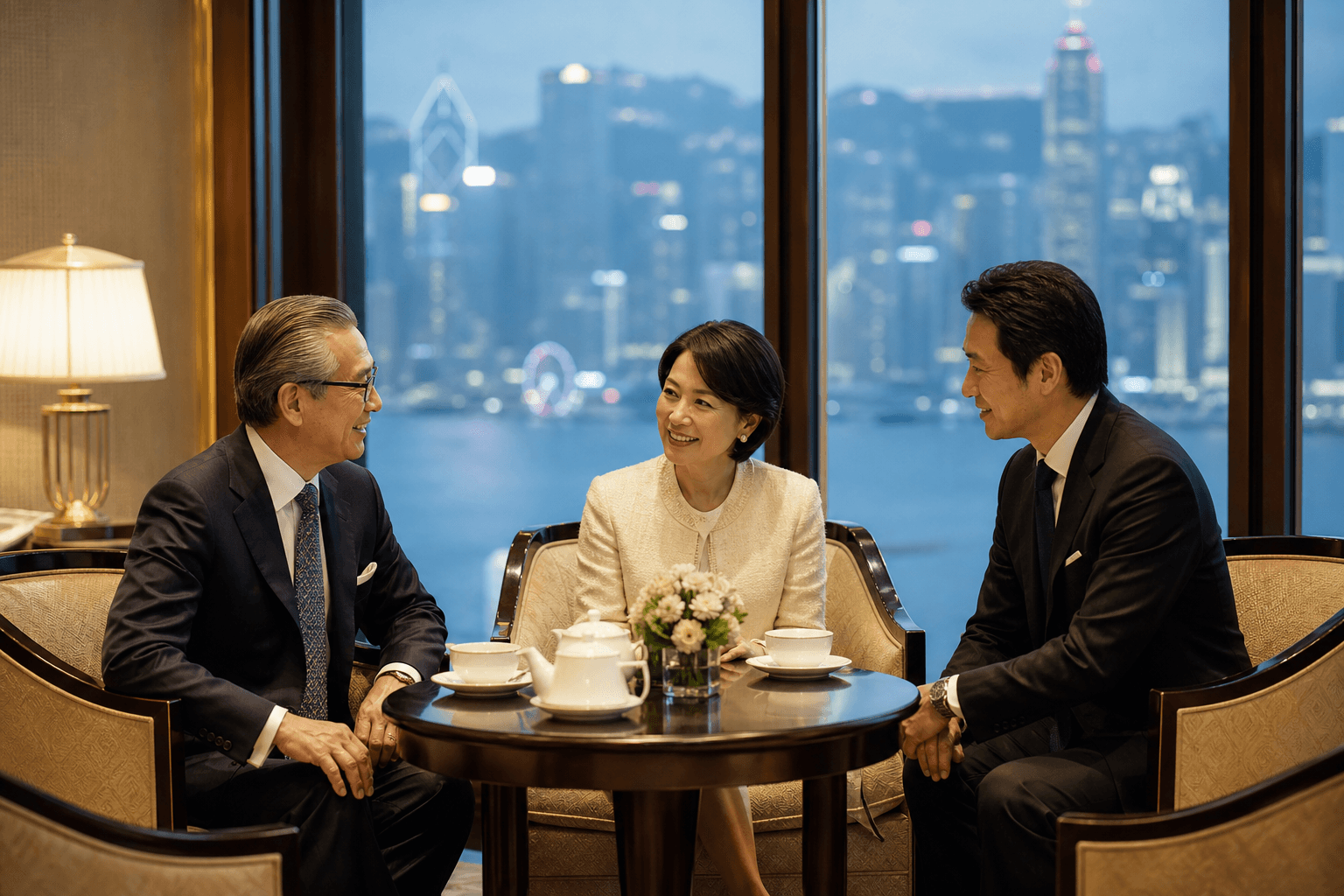会員同士が語らい仲間を育む様子