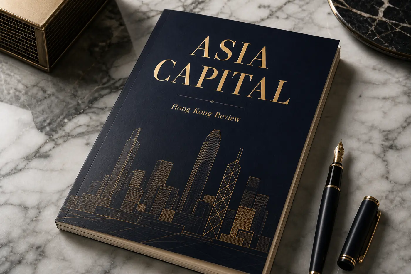 金融メディア誌のダミー表紙